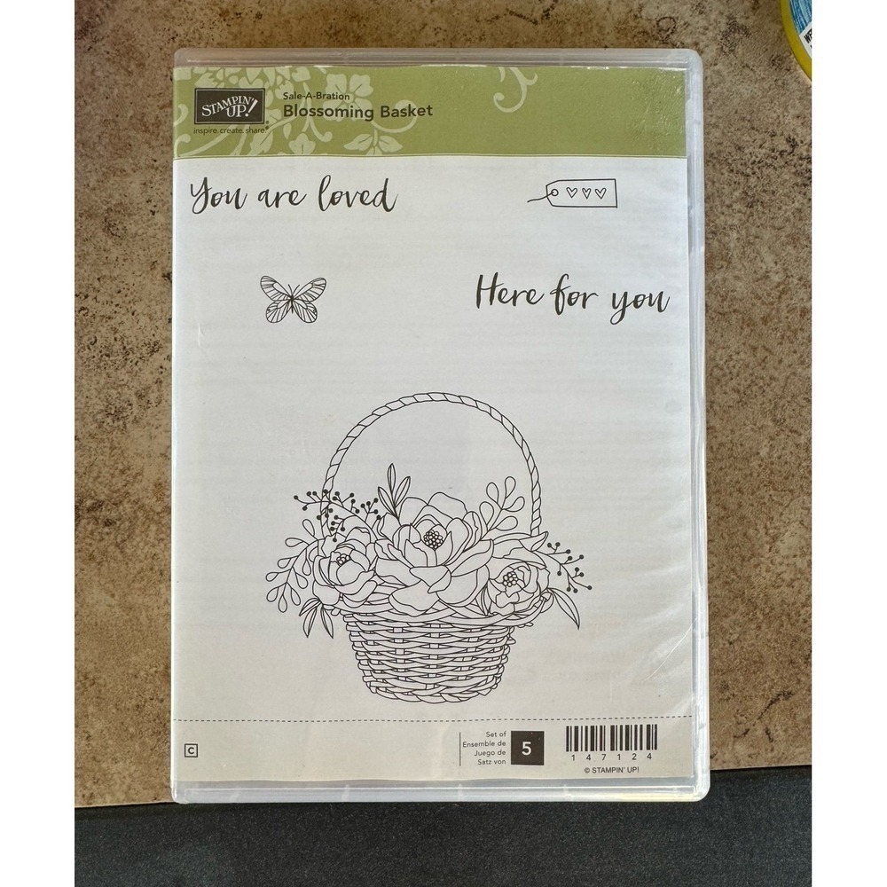 Stampin Up Blossoming Basket NWT
